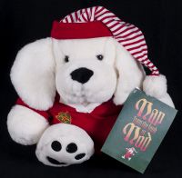 Nap from the Land of Nod White Puppy Dog Plush Stuffed Animal